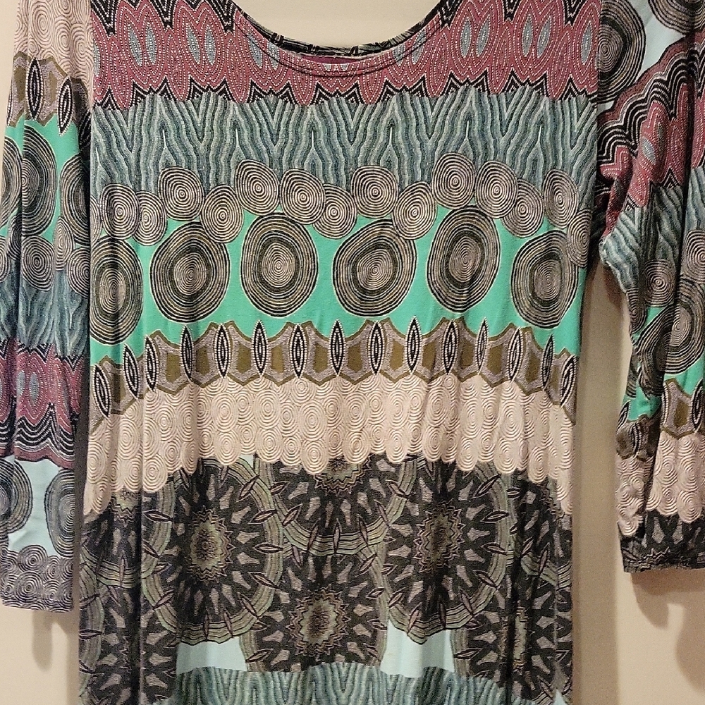 Multicolor Patterned Women's Tunic - image 2